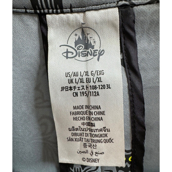 NWT Disney Haunted Mansion Jacket Scary Eyes GLOW in Dark LARGE Unisex - Picture 15 of 16